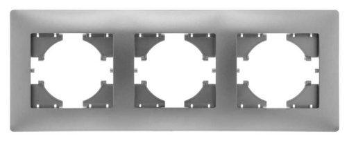 Рамка 3-м Bravo серебр. | код С1030-004 | GUSI Рамка 3-м Bravo серебр. | код С1030-004 | GUSI