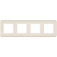 Рамка 4 поста INSPIRIA слоновая кость | код 673961 | Legrand