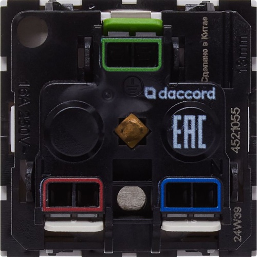 Розетка с заземлением - безвинтовые зажимы - со шторками 16А 250В - 90°- 2 модуля - белый | код 4521055 | Legrand фото 5