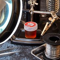 Канифоль сосновая 10 г, флюс нейтральный | код 09-3709 | REXANT