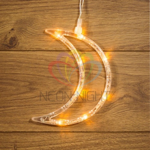 Фигура домашняя светодиодная Месяц на присоске с подвесом тепло-белый | код 501-014 | Neon-Night Фигура домашняя светодиодная Месяц на присоске с подвесом тепло-белый | код 501-014 | Neon-Night