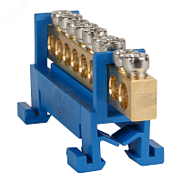 Шина нулевая тип Стойка OptiKit BB-S-PE-DIN-14-6х9-желтый | код 277835 | КЭАЗ