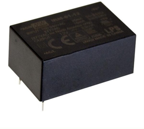 Источник питания AC-DC, 1Вт, вход 85…305В AC 47…63 Гц, 120...370B DC, выход 24В/42мА, изоляция 3000В AC, в корпусе на плату 33.7х22.2х15мм, -30...+85C, монтаж в отверстия | код IRM-01-24 | MeanWell Источник питания AC-DC, 1Вт, вход 85…305В AC 47…63 Гц, 120...370B DC, выход 24В/42мА, изоляция 3000В AC, в корпусе на плату 33.7х22.2х15мм, -30...+85C, монтаж в отверстия | код IRM-01-24 | MeanWell