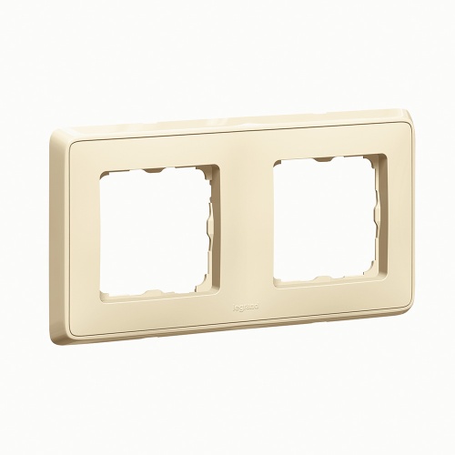 Cariva DIY Рамка 2 поста слоновая кость | код 695971 | Legrand Cariva DIY Рамка 2 поста слоновая кость | код 695971 | Legrand