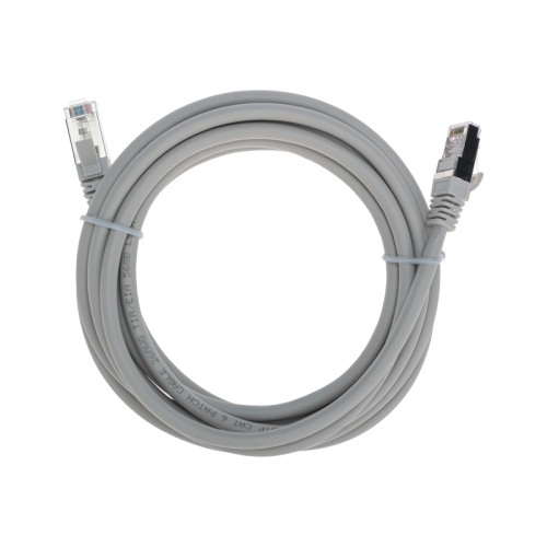 Патч-корд F/UTP, CAT 6, RJ45-RJ45, 26AWG, LSZH, серый, 3м REXANT | код 02-0210-3 | REXANT