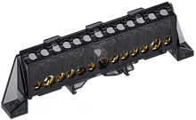 TEKFOR Шина N ноль в комб. изол. Стойка 8х12-6+6-Ч IEK | код TF-NN20-66-DP-K02 | IEK