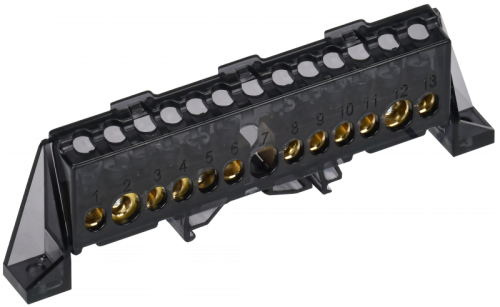 TEKFOR Шина N ноль в комб. изол. Стойка 8х12-6+6-Ч IEK | код TF-NN20-66-DP-K02 | IEK TEKFOR Шина N ноль в комб. изол. Стойка 8х12-6+6-Ч IEK | код TF-NN20-66-DP-K02 | IEK