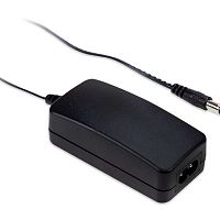 Источник питания AC-DC адаптер, 15Вт, вход 90…264В AC/135…370В DC, выход 15В/1A, изоляция 3000В AC, размеры 80х39х27.7мм, -20…+70С, тип штекера P1J, розетка питания IEC320-C8 | код SGAS15B15-P1J | MeanWell
