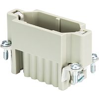 Вилочная контактная вставка REVOS HD, Size 10/15, обжимная фиксация, 15 полюсов + РЕ, 250 V, 10 А, обжимные контакты поставляются отдельно | код 73.710.1553.0 | Wieland