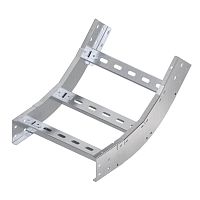 Угол лестничный вертикальный внутренний 45 градусов 100х900, R600, горячеоцинкованный | код ULIC619HDZ | DKC