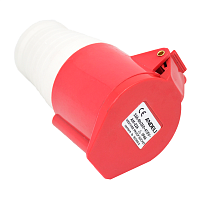 Розетка переносная AM-224 32A 380V~415V 3P+E IP44 (ANDELI) | код ADL13-029 | ANDELI