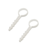 Дюбель-хомут круглый 16мм белый (100шт) TDM | код SQ0539-0037 | TDM