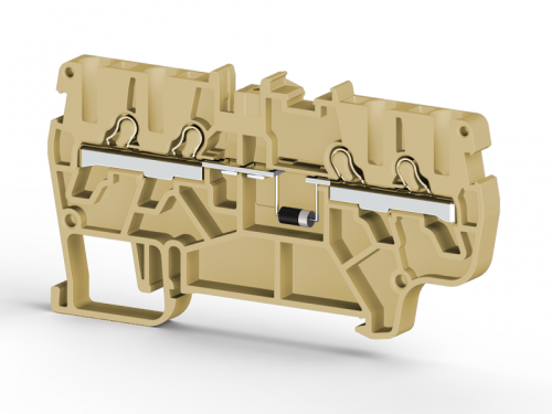 307 440, Клеммник пруж.быстрозажимной (Push in), 4-х выводной, 2,5мм.кв., (бежевый), PYK 2,5СD | код 0.0.0.3.07440 | KLEMSAN 307 440, Клеммник пруж.быстрозажимной (Push in), 4-х выводной, 2,5мм.кв., (бежевый), PYK 2,5СD | код 0.0.0.3.07440 | KLEMSAN