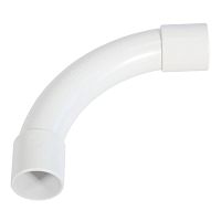 Соединитель угловой белый d20 мм (50шт/450шт уп/кор) Промрукав | код PR13.0463 | ПРОМРУКАВ