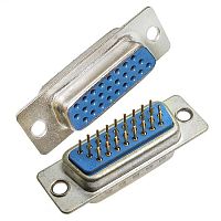 Разъём D-SUB RUICHI DHB-26F, 26 контактов | код 58044 | Ruichi