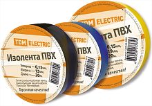 Изолента ПВХ профессиональная 0,18х19мм Синяя 20м TDM | код SQ0526-0065 | TDM