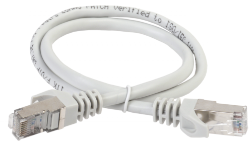 ITK Коммутационный шнур (патч-корд), категория6 FTP, LSZH, 1м, серый | код PC01-C6FL-1M | ITK by IEK