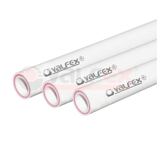 Труба армированная стекловолокном SDR 7.4 PN20 ф40х5.5мм (20) штанга 2м | код 101050402 | VALFEX