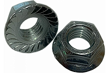 Гайка DIN6923 М10 покрытие цинк 100 шт | код 3436826-100 | ЭТМ-Крепеж