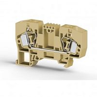 306 253, Клеммник пружинный 10мм.кв. (желтый), YBK10 | код 0.0.0.3.06253 | KLEMSAN