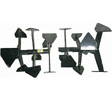 Фреза Гусиные лапки МК-7000,МК-7500,МК-8000 (шестигранник 23 мм) (комп. 2 шт.), , Шт | код 71/3/52 | HUTER