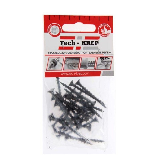 Саморез 3.8х45 гипсокартон-дерево (уп.20шт) пакет Tech-Krep 102373 Саморез 3.8х45 гипсокартон-дерево (уп.20шт) пакет Tech-Krep 102373