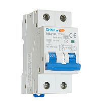 Автоматический выключатель дифференциального тока NB310L 2P 13A 30mA, тип A, х-ка C, 6kA (CHINT) | код 660004 | CHINT