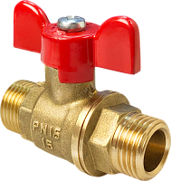 Кран шаровой 11Б27фт1М 1/2' НН ручка бабочка | код VF.219.LB1.012 | Valfex