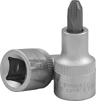 S11H304 Насадка торцевая 3/8DR с вставкой-битой крестовой, РН4, 48 мм | код S11H304 | JONNESWAY