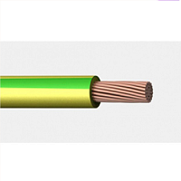 Провод силовой ПуГВ 1х25 желто-зеленый ТРТС | код БП-00012577 | ЭлПром