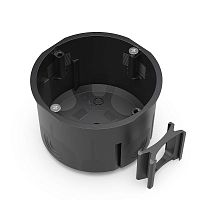 Коробка установочная 60-0710-9005СП двухкомпонентная для сплошных стен черная 68х47 (210шт/кор) | код 60-0710-9005СП | Промрукав