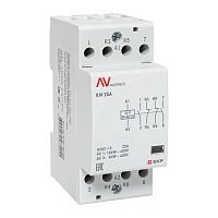 Контактор модульный КМ 25А 2NC+2NO 24VAC (2 мод.) AVERES EKF | код km-av-2-25-22-24V | EKF