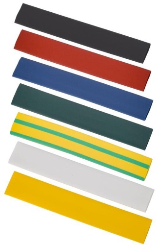 Набор трубок термоусадочных нг-LS 12/6 100мм 7 цветов по 3шт | код. UDR10-012-006-021-S | IEK Набор трубок термоусадочных нг-LS 12/6 100мм 7 цветов по 3шт | код. UDR10-012-006-021-S | IEK