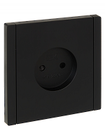 FORTE&PIANO Роз. без з/к с з/ш в/к 10А FP117 чер. IEK | код FP-R13-10-K02 | IEK