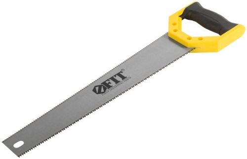 Ножовка по дереву двусторонняя, каленый средний/мелкий зуб 7 TPI /11 ТPI, 400 мм | код 40580 | FIT фото 2 Ножовка по дереву двусторонняя, каленый средний/мелкий зуб 7 TPI /11 ТPI, 400 мм | код 40580 | FIT фото 2