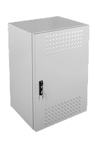 Шкаф уличный всепогодный настенный 15U (Ш600 ? Г500), передняя дверь вентилируемая | код ШТВ-Н-15.6.5-4ААА | ЦМО