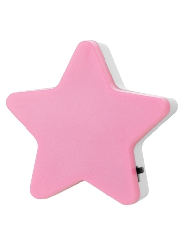 Ночник Звездочка с датчиком освещенности, 0,5 Вт, розовый,220 В Народный | код SQ0357-0066 | TDM НАРОДНЫЙ