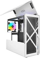 Корпус Azza Cast белый без БП ATX 3x120mm 2x140mm 2xUSB3.0 audio bott PSU | код 2007723 | AZZA
