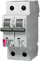 Автоматический выключатель ETIMAT 6 1p+N С 63А (6 kA) | код 002142522 | ETI