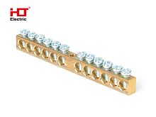 Шина PEN земля-ноль6х9мм 12/1 (12 групп/крепеж по центру) HLT | код 081-09-05 | HLT