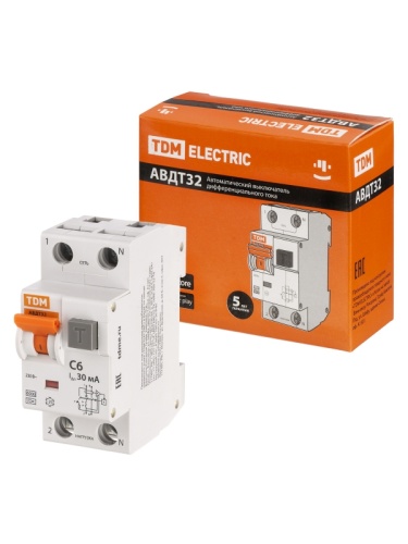 АВДТ 32 С6 30мА TDM | код SQ0202-0204 | TDM АВДТ 32 С6 30мА TDM | код SQ0202-0204 | TDM