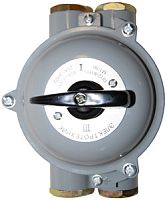 Переключатель пакетный ПП 2-40/Н2 М1 сил. 56 (40А, силуминовый корпус, IP56) (ЭТ) | код ET009020 | Электротехник