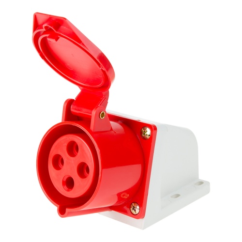 Розетка 124 стационарная 3Р+РЕ 32А 380В IP44 REXANT | код 11-8913 | REXANT Розетка 124 стационарная 3Р+РЕ 32А 380В IP44 REXANT | код 11-8913 | REXANT