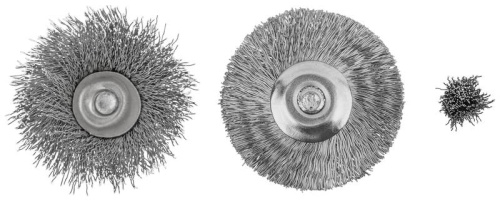 Корщетки из нержавеющей стали, набор 3 шт | код 36906 | FIT фото 5