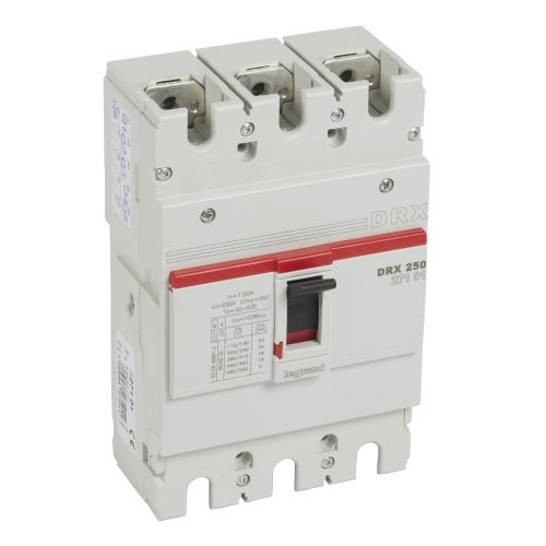 Drx250 фиксированный 150a 3п 18кА | код 027101 | Legrand Drx250 фиксированный 150a 3п 18кА | код 027101 | Legrand