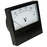 Вольтметр RUICHI М42300 500В (Аналог), щитовой | код 80131 | Ruichi