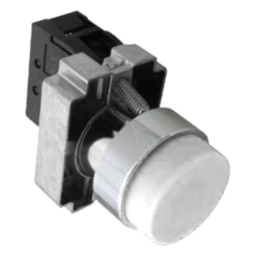 Кнопка управления NP2-BL15 без подсветки, белая, 1НО +1НЗ IP40 (R)(CHINT) | код 576042 | CHINT