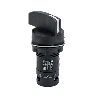 Переключатель на 3 положения, с возвратом в центр, длинная ручка, 2NO, IP54, пластик MTB7-EJ53 | код 132713 | MEYERTEC