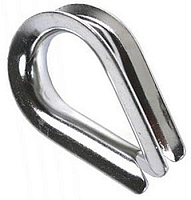 Коуш стальной оцинкованный под трос D4 (упак. 200шт) | код. CM621004 | DKC