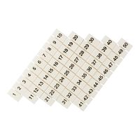 Маркеры для JXB-ST 6 с нумерацией 1-50 (100 шт,) PROxima | код zb-st-6-1-50 | EKF